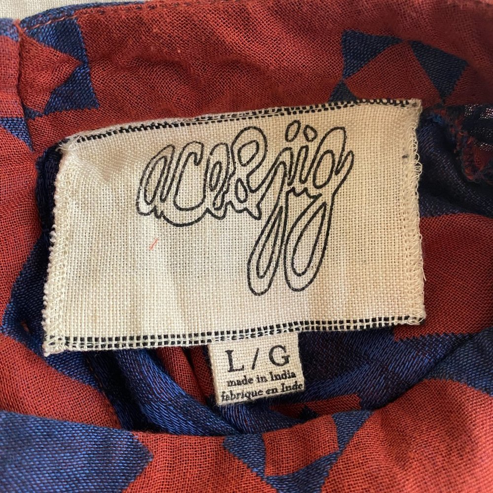 Ace & Jig Margaret Dress, Copper, Size Large, EUC - Picture 5 of 10